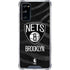 NBA Brooklyn Nets Black Animal Print Galaxy S20 FE Clear Case